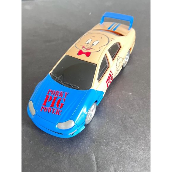 1/24 Porky Pig Power Chrysler Model Car Blue & Tan Graphics Vintage 2000 Super - Picture 4 of 9